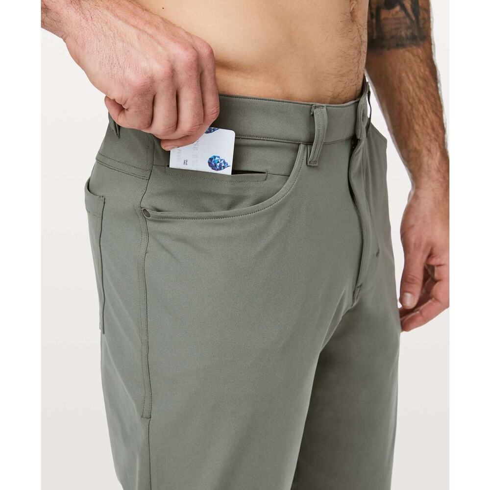 Lululemon ABC Classic Sage/Gray 29” Inseam Business Casual Straight Leg Pant- 30